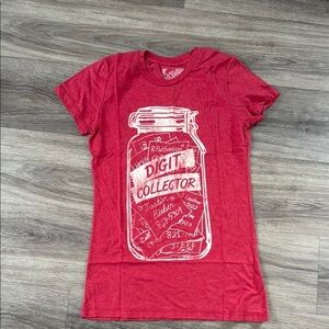 Local Celebrity Red Justin Bieber Women's Top Cotton Tee